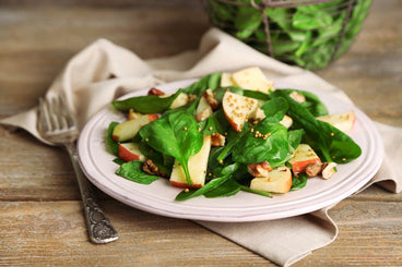 Spinach Apple Winter Salad
