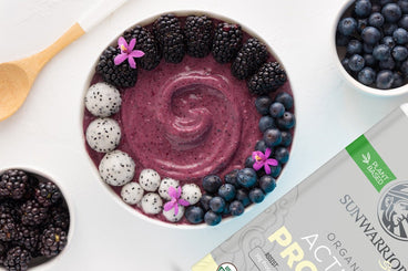 Vanilla-Blueberry Smoothie Bowl