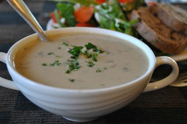 Vegan Cream of Mushroom Soup