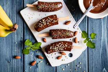Vegan Chocolate-Covered Frozen Bananas