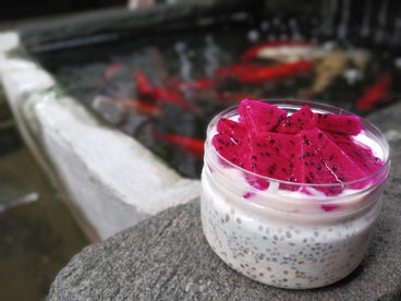 Easy Morning Dragon Fruit Breakfast Oats