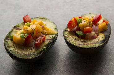 Grilled Avocado with Mango Salsa