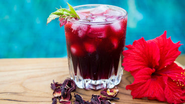 Quick Easy Vegan Recipe: Hibiscus Energy Tea
