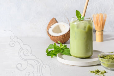 Vegan Iced MCT Matcha Latte