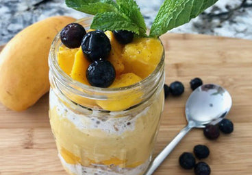 Mango Blueberry Overnight Oats