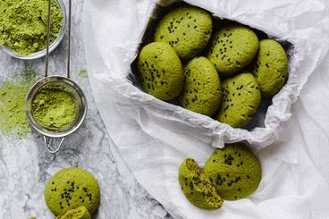 Matcha & Mushroom Cookies