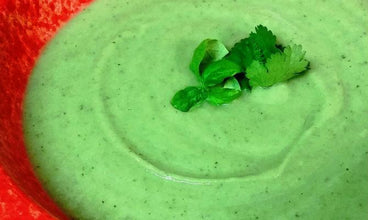 Crazy Good Creamy Parsnip Soup with Thai Basil (Dairy Free)