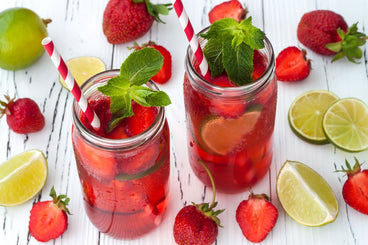 Strawberry Lime Spritzer