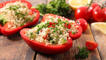 Vegetarian Stuffed Peppers | Vegetarian Recipe