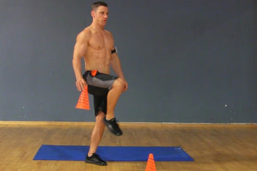 cone reach balance exercise