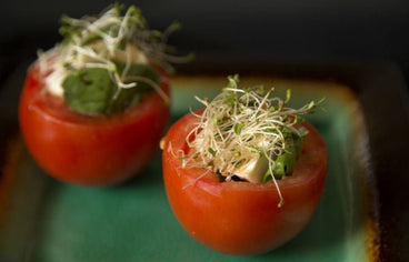 Vegan Stuffed Caprese Salad
