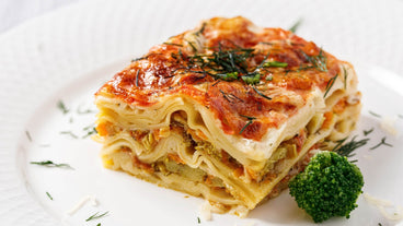 Vegetarian White Sauce Spinach Lasagna Recipe