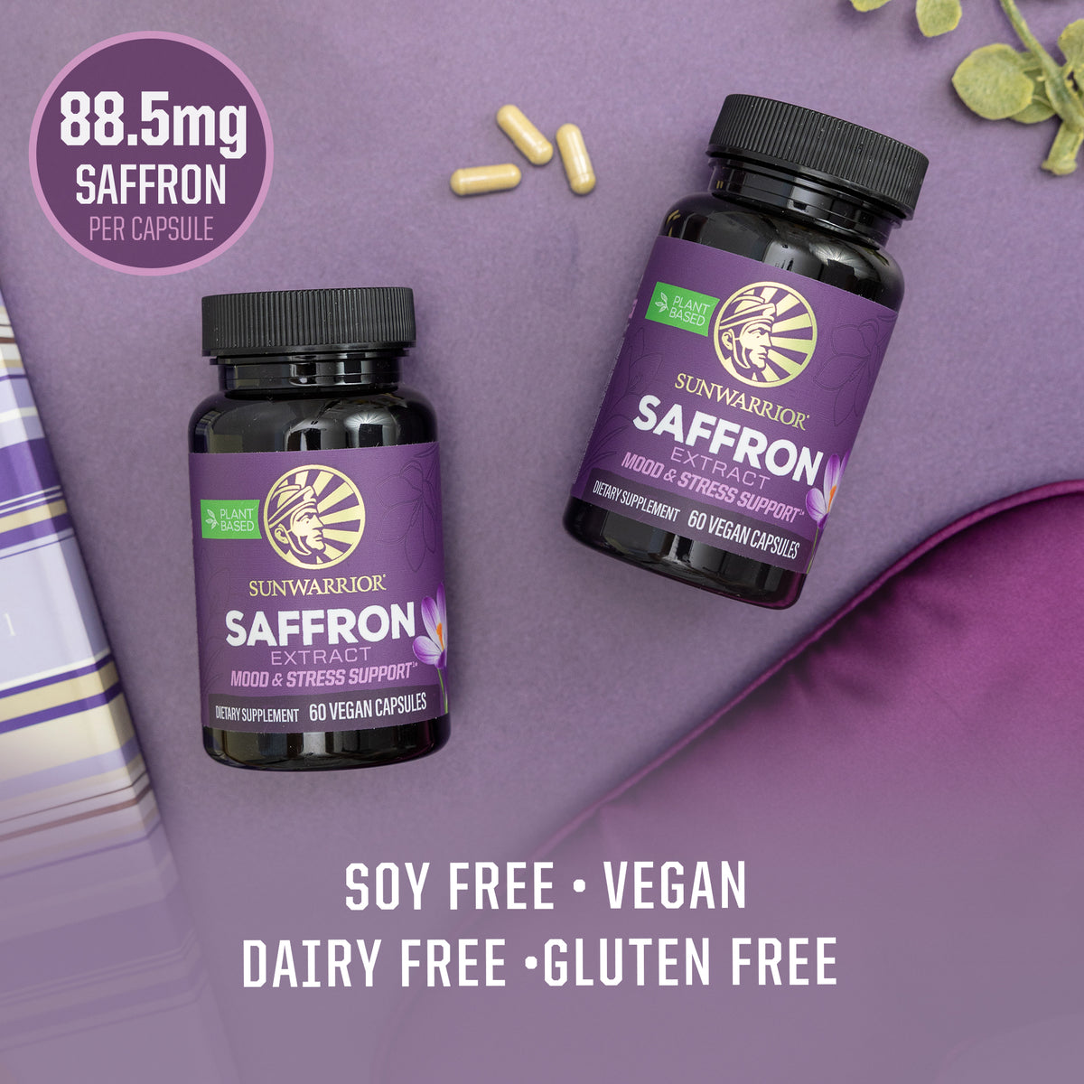 Saffron Extract Capsules Superfood Supplements Sunwarrior