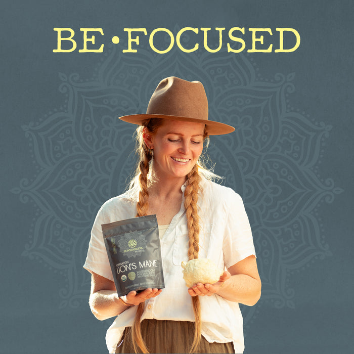 Be•Well Organic Lion's Mane Mushroom Powder Offer Special Sunwarrior   