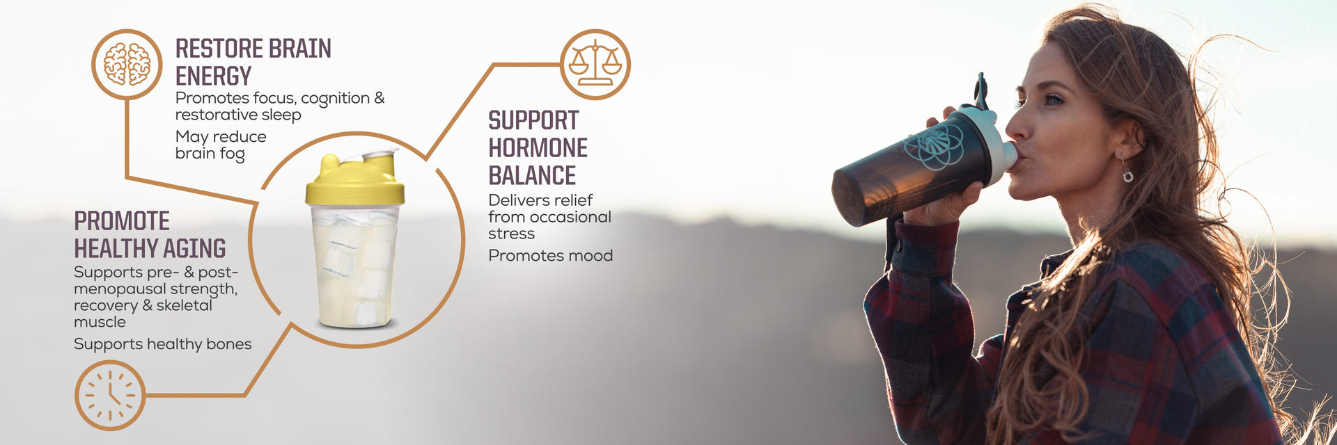 Active Creatine For HER - Yuzu Coconut - Life style banner image desktop