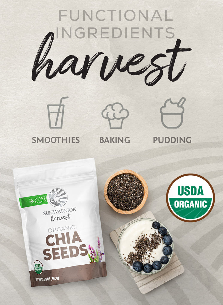 Organic Chia Seeds - Life style banner image mobile