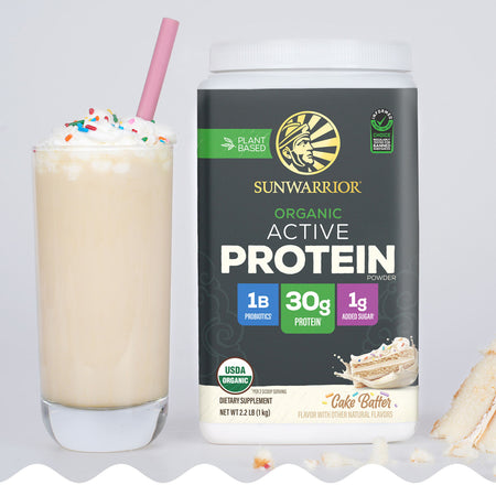 Active Protein - Cake Batter Plant-based Protein Sunwarrior