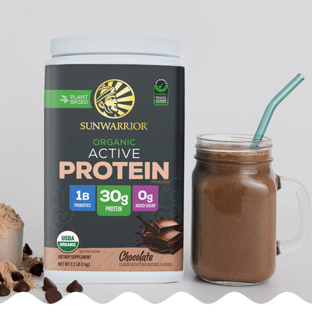 Sunwarrior Sport Active Protein Chocolate Plant-based Protein Sunwarrior