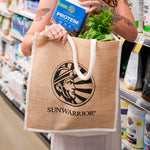 Jute Tote Bag Sunwarrior