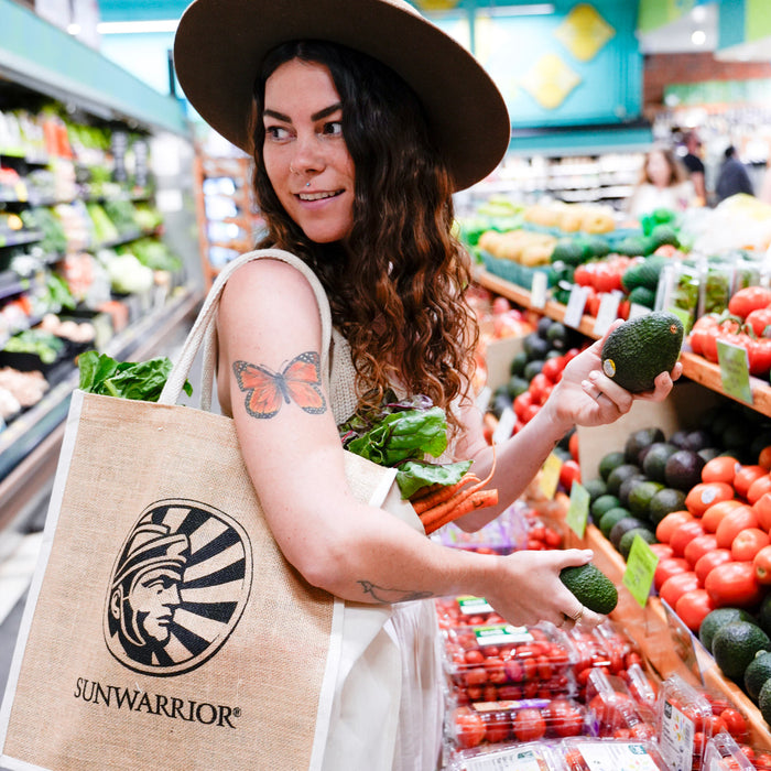 Jute Tote Bag Sunwarrior