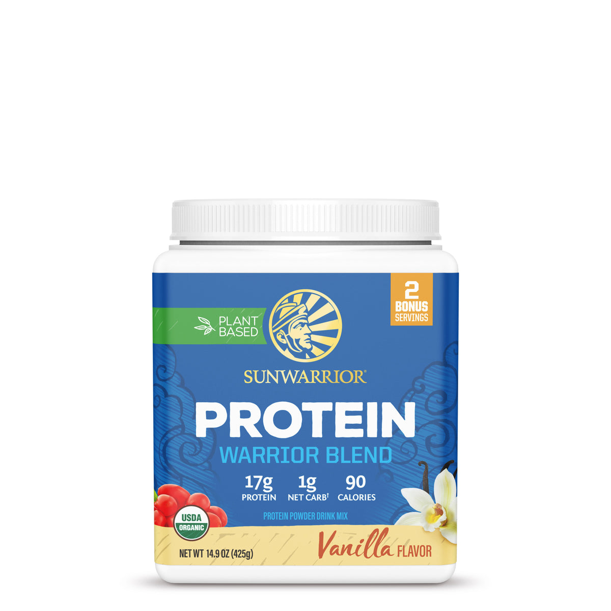 WarriorBlend 425g Vanilla Front