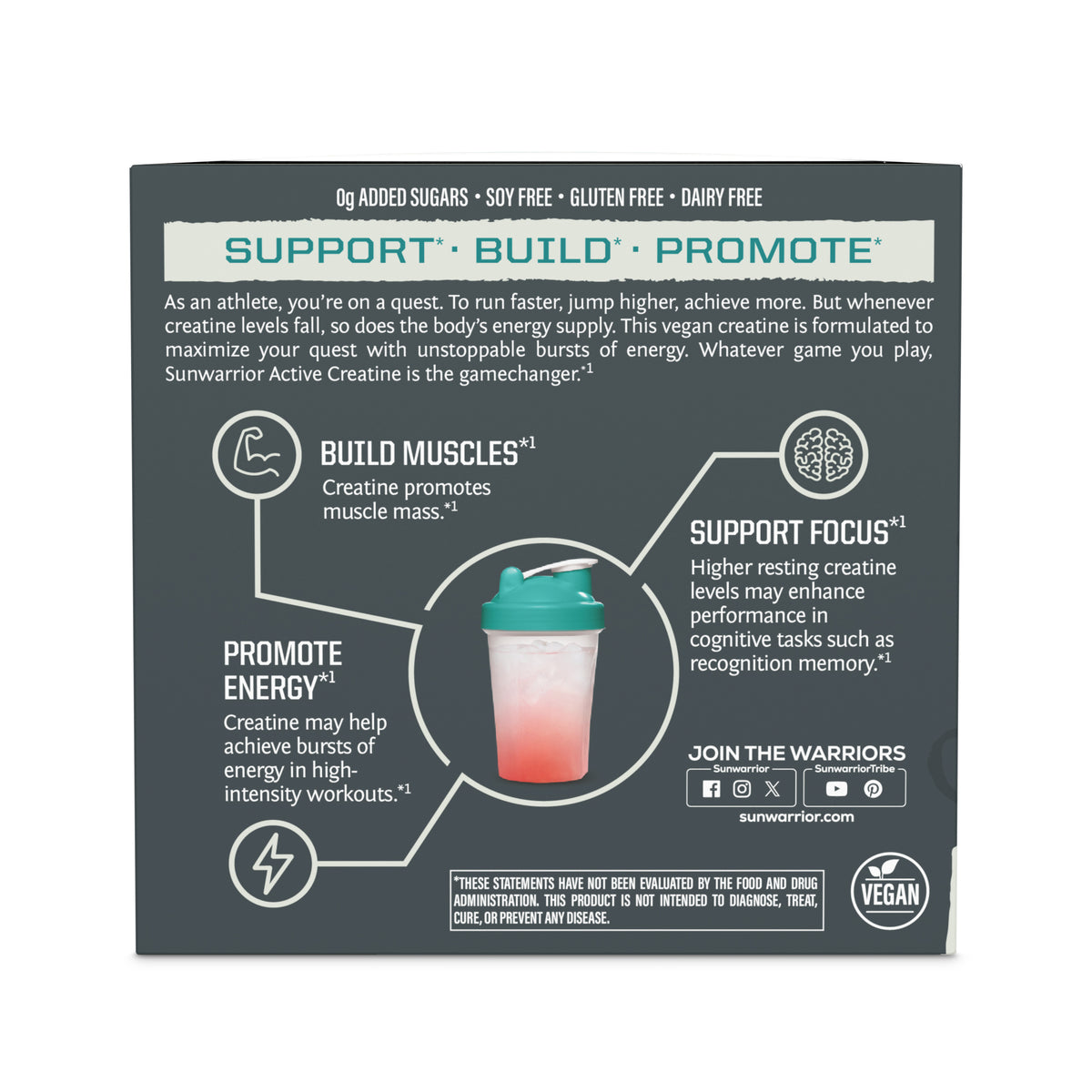 Active Creatine 30 Sticks Vitamins & Supplements Sunwarrior