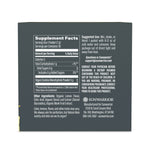 Supplement facts label for Active Creatine Lemonade on a dark gray background