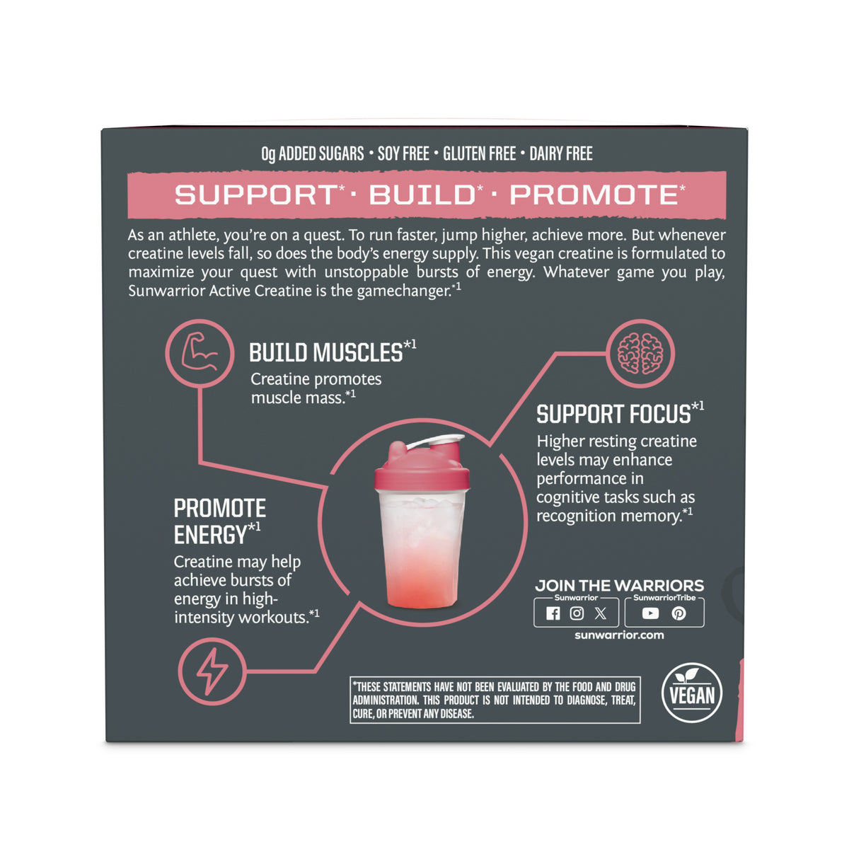 Active Creatine 30 Sticks Vitamins & Supplements Sunwarrior