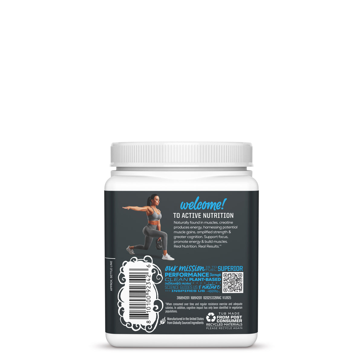 Active Creatine Blue Raspberry Vitamins & Supplements Sunwarrior