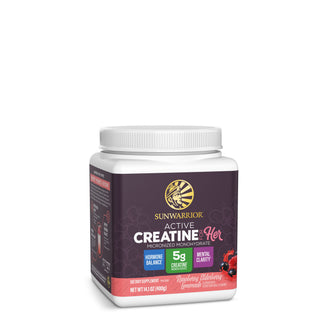 Active Creatine For HER - Raspberry Elderberry Lemonade Vitamins & Supplements Sunwarrior 50 Servings