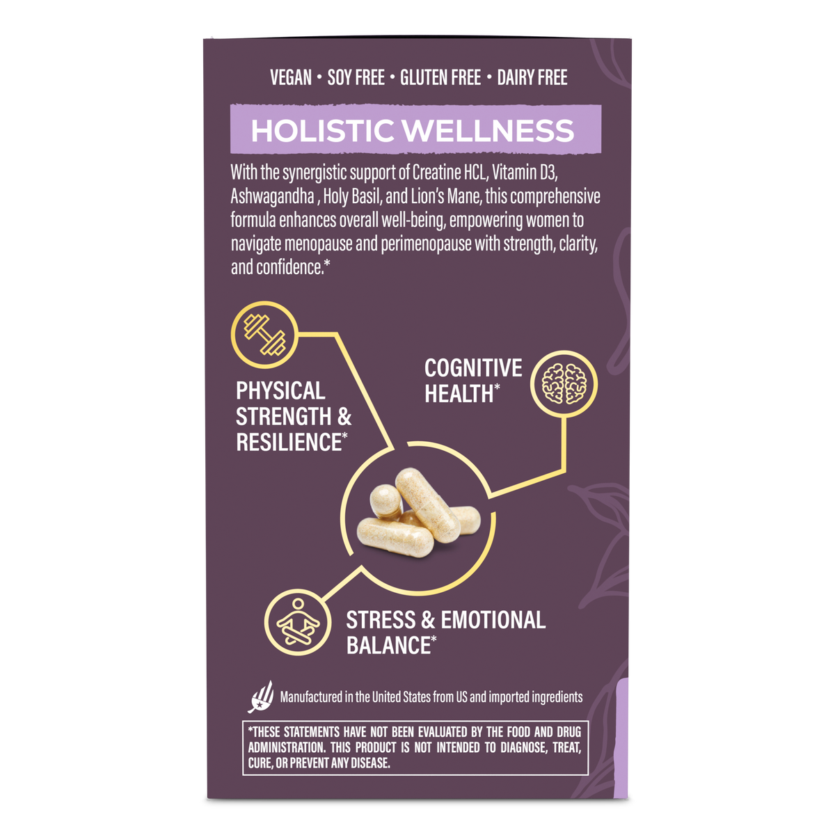 Active Creatine HCL Capsules For Her 40+ Vitamins & Supplements Sunwarrior