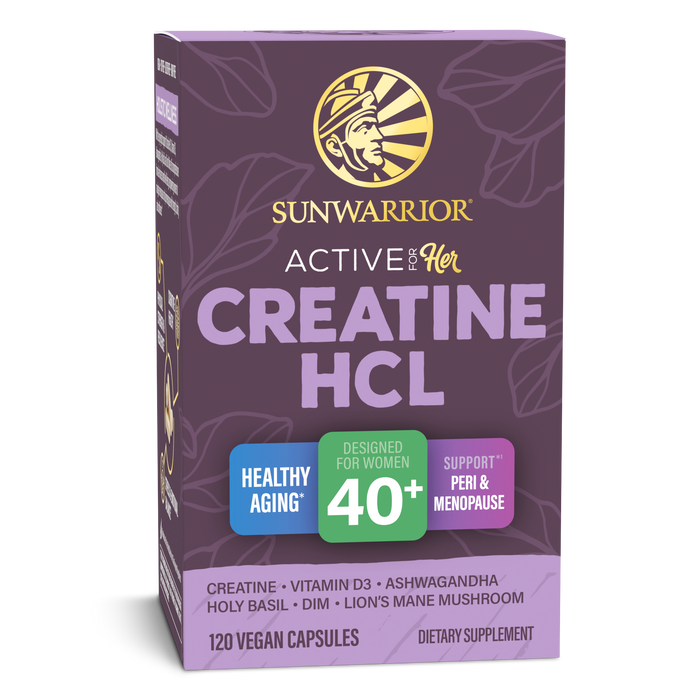 Active Creatine HCL Capsules For Her 40+ Vitamins & Supplements Sunwarrior
