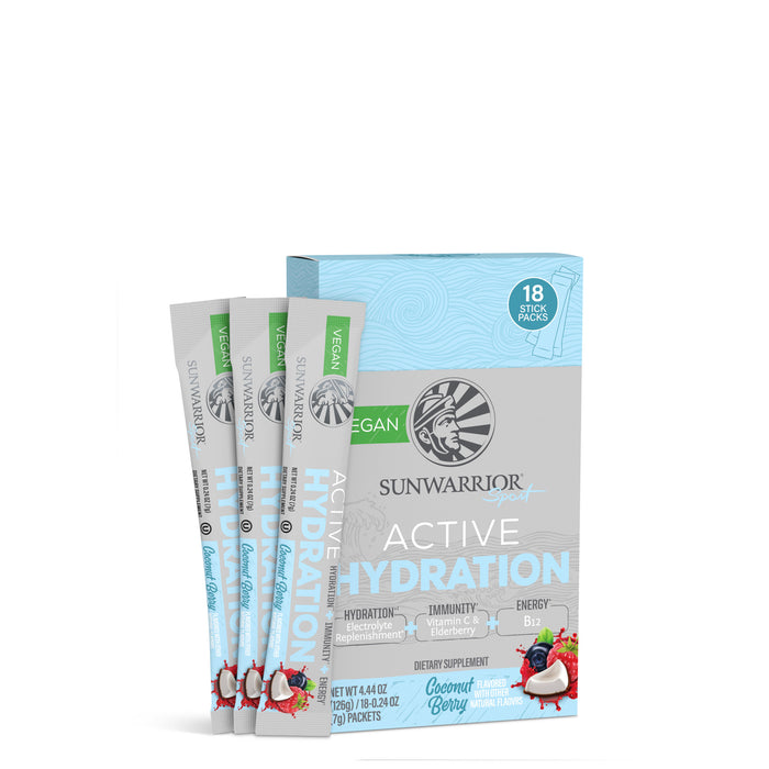 Active Hydration 18 Sticks Vitamins & Supplements Sunwarrior 18 Servings