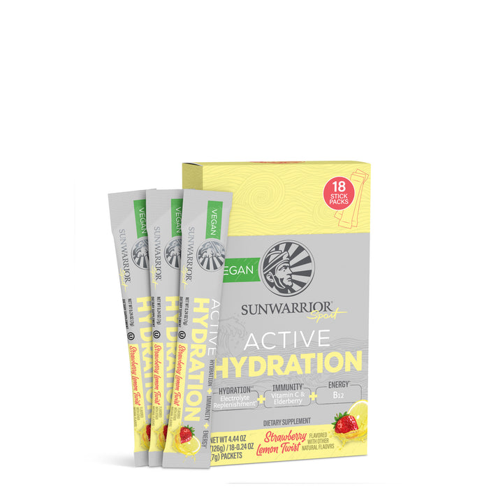 Active Hydration 18 Sticks Vitamins & Supplements Sunwarrior 18 Servings