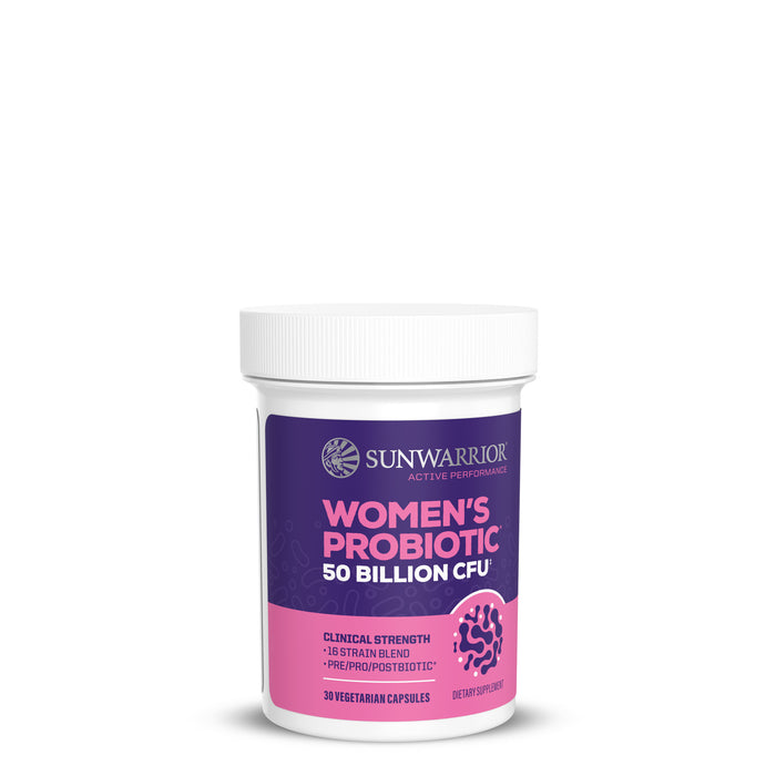 Active Women's Probiotic Capsules Vitamins & Supplements Sunwarrior