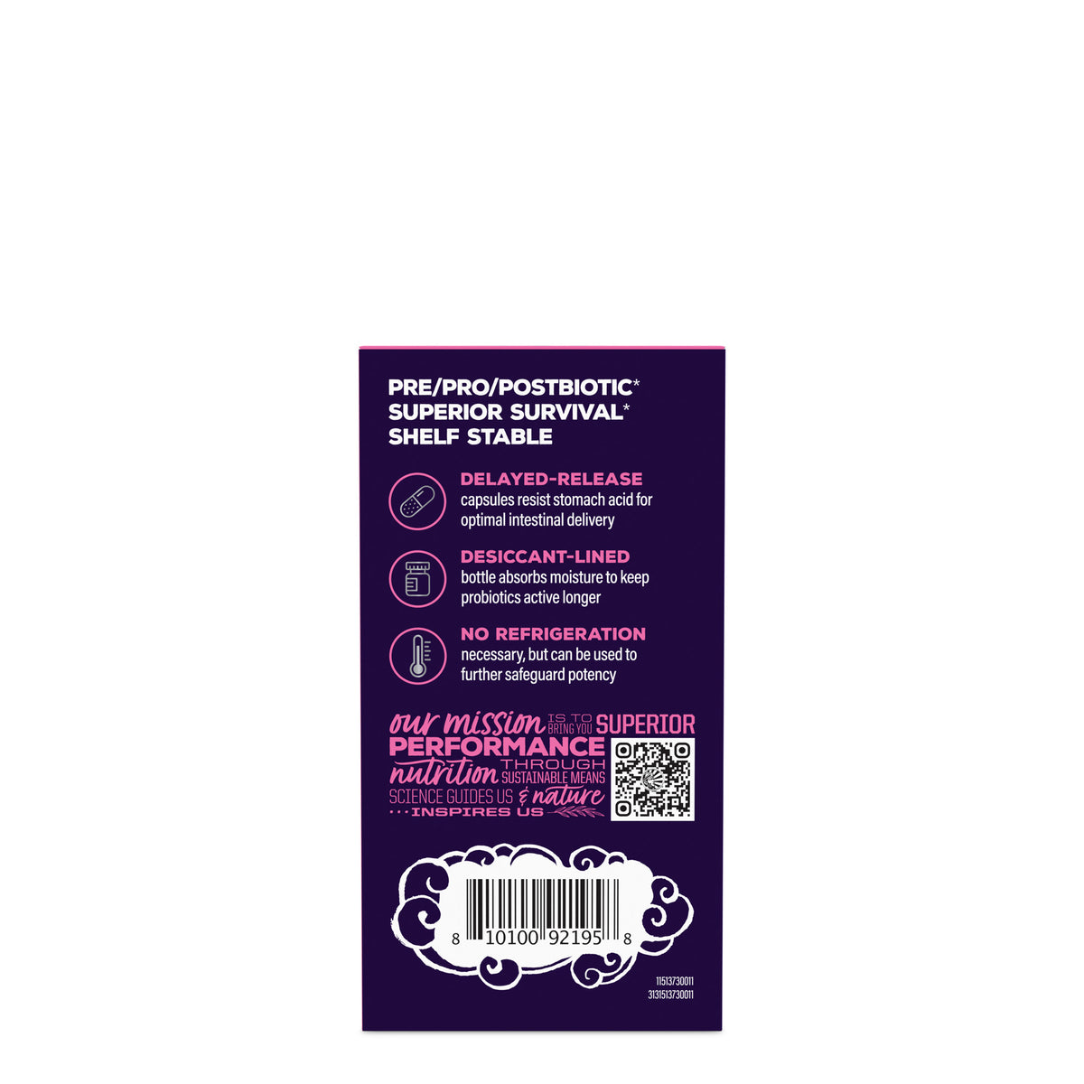 Active Women's Probiotic Capsules Vitamins & Supplements Sunwarrior