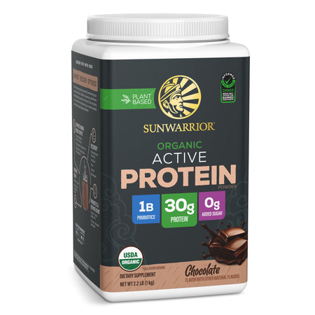 Sunwarrior Sport Active Protein Chocolate Plant-based Protein Sunwarrior 20 Servings