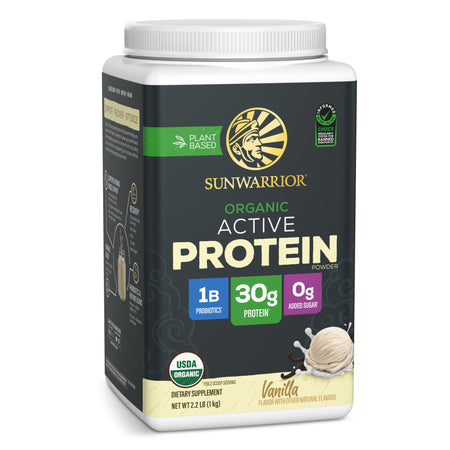 Active Protein - Vanilla Plant-based Protein Sunwarrior 20 Servings
