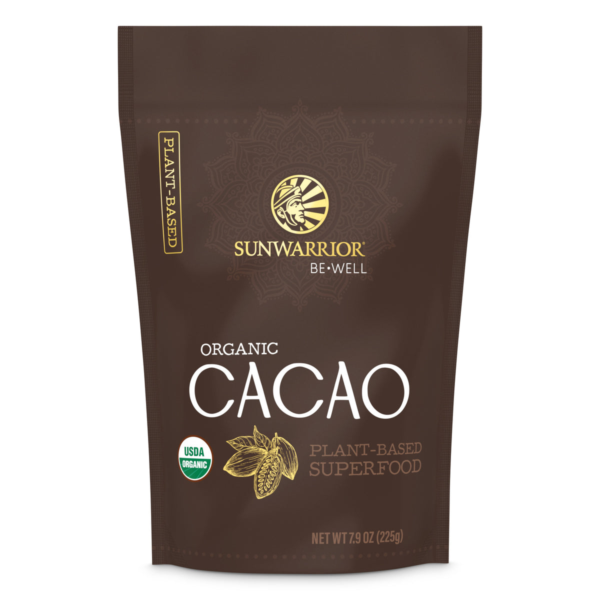Be.Well Cacao 225g Pouch Front