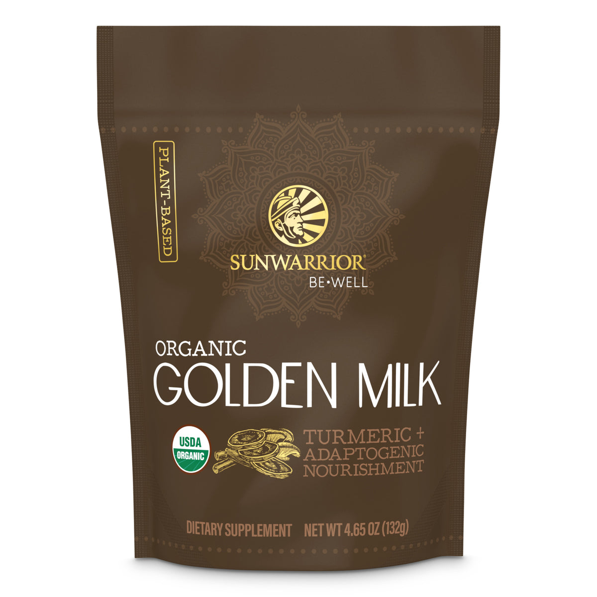 Be•Well Organic Golden Milk Superfood Supplements Sunwarrior