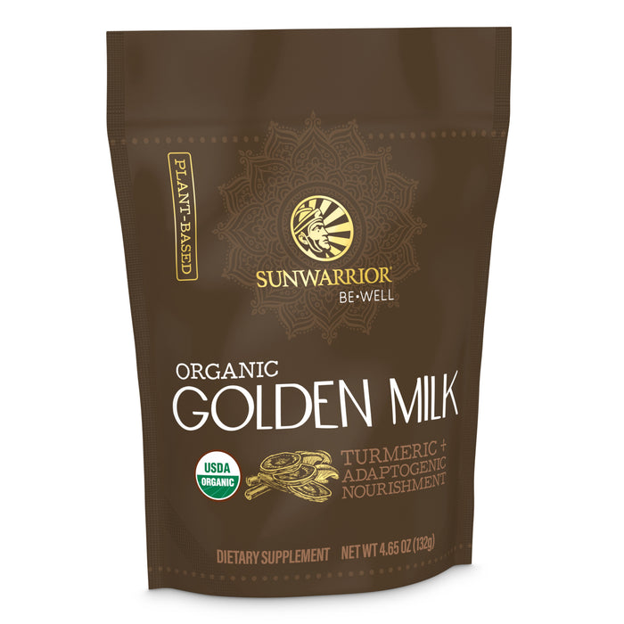 Be•Well Organic Golden Milk Superfood Supplements Sunwarrior 30 Servings