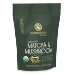Be•Well Organic Matcha and Mushroom Powder Superfood Supplements Sunwarrior 30 Servings