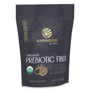 Be•Well Organic Prebiotic Fiber Powder Superfood Supplements Sunwarrior 30 Servings