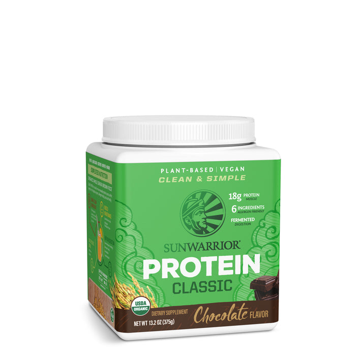 ClassicProtein 375g Choc ThreeQuarter