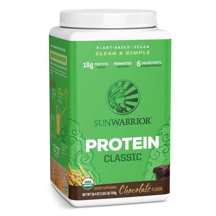 Classic Protein 750g Choc ThreeQuarter