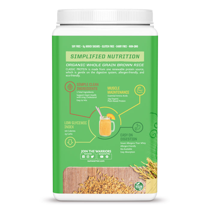 ClassicProtein 750g Vanilla left