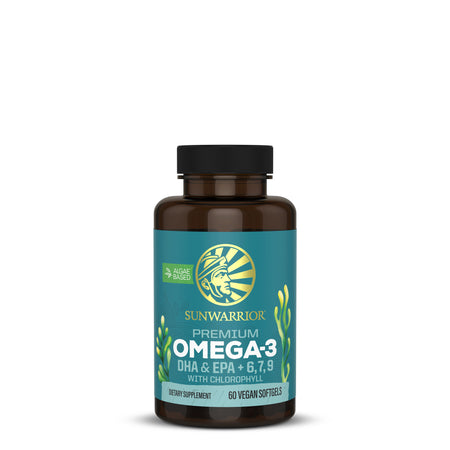 Premium Omega-3 | Vegan DHA & EPA Vitamins & Supplements Sunwarrior 30 Servings