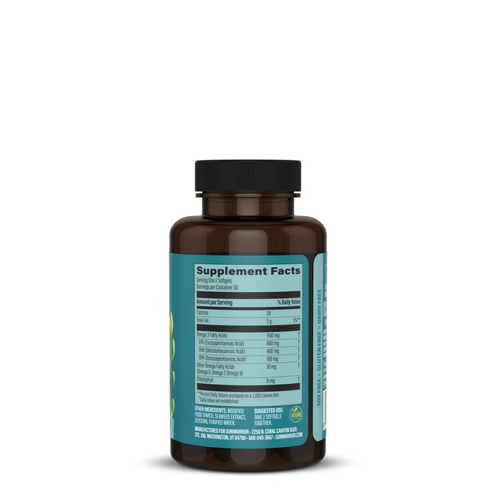 Premium Omega-3 | Vegan DHA & EPA Vitamins & Supplements Sunwarrior