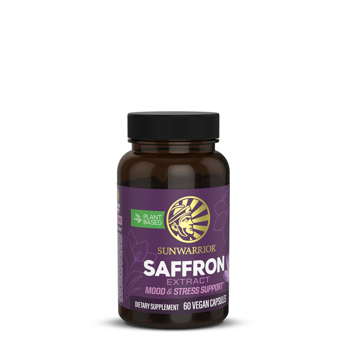 Saffron Extract Capsules Superfood Supplements Sunwarrior 60 Servings