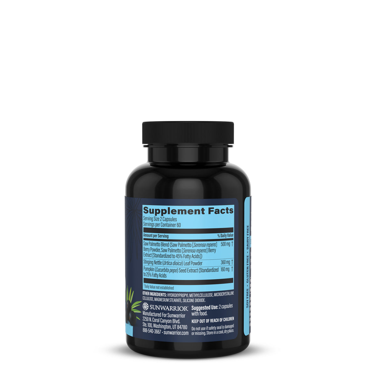 Saw Palmetto 3X Complex Vitamins & Supplements Sunwarrior